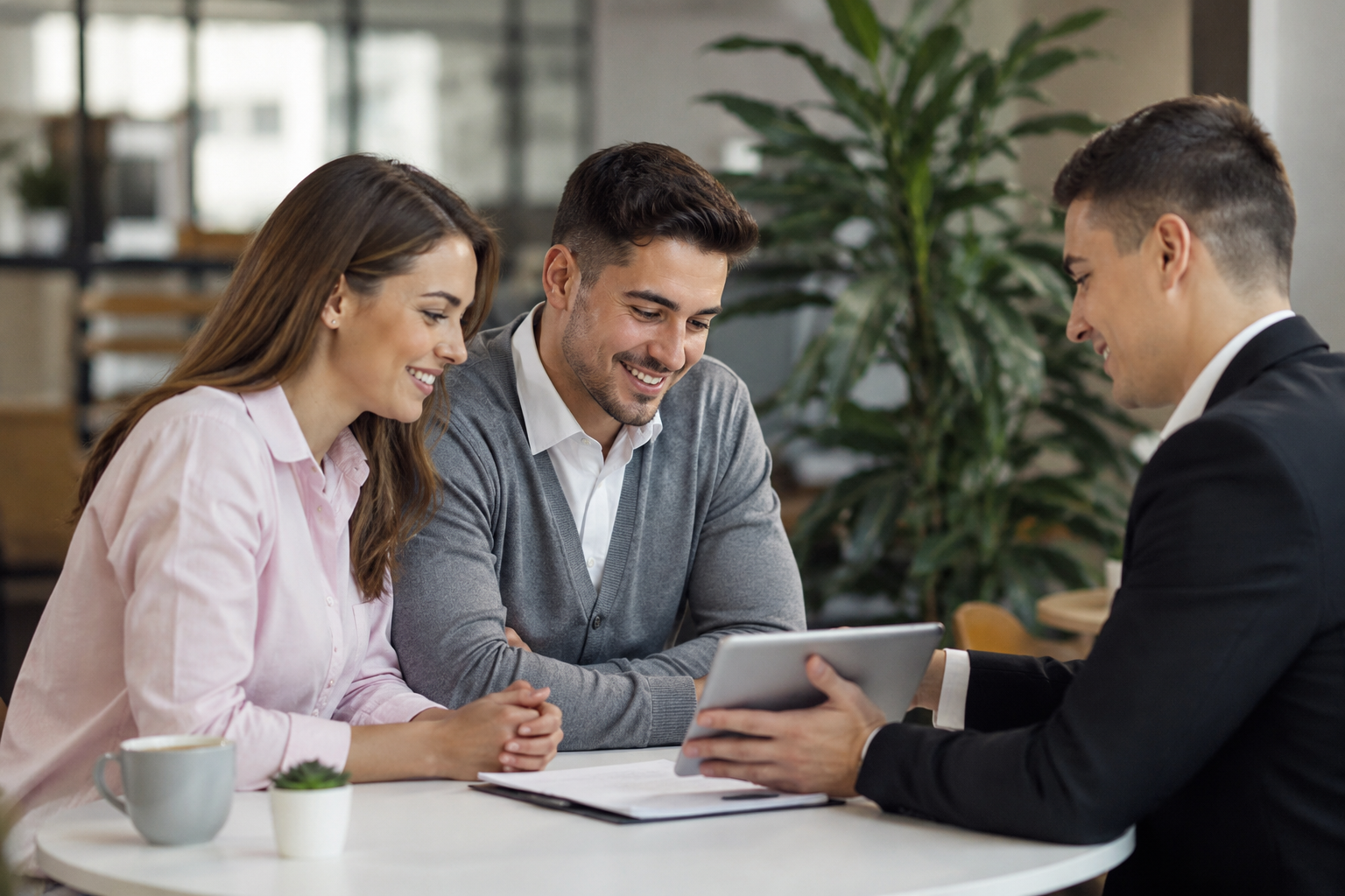 Smart Names team helping a customer